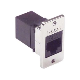 1 pcs : ECF504-C6 - CAT 6 RJ45 PNL CPLR KIT