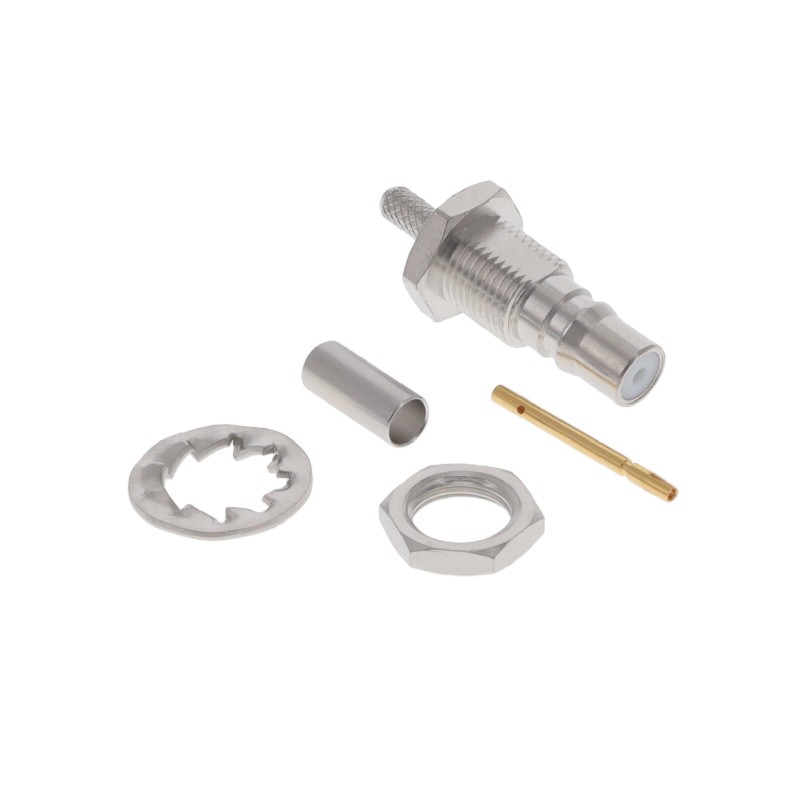 1 pcs : R123312000 - QMA / STRAIGHT BULKHEAD JACK CRI