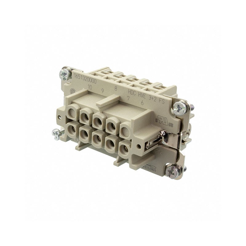 1 pcs : 1651320000 - INSERT FEMALE 3+2POS+1GND SCREW