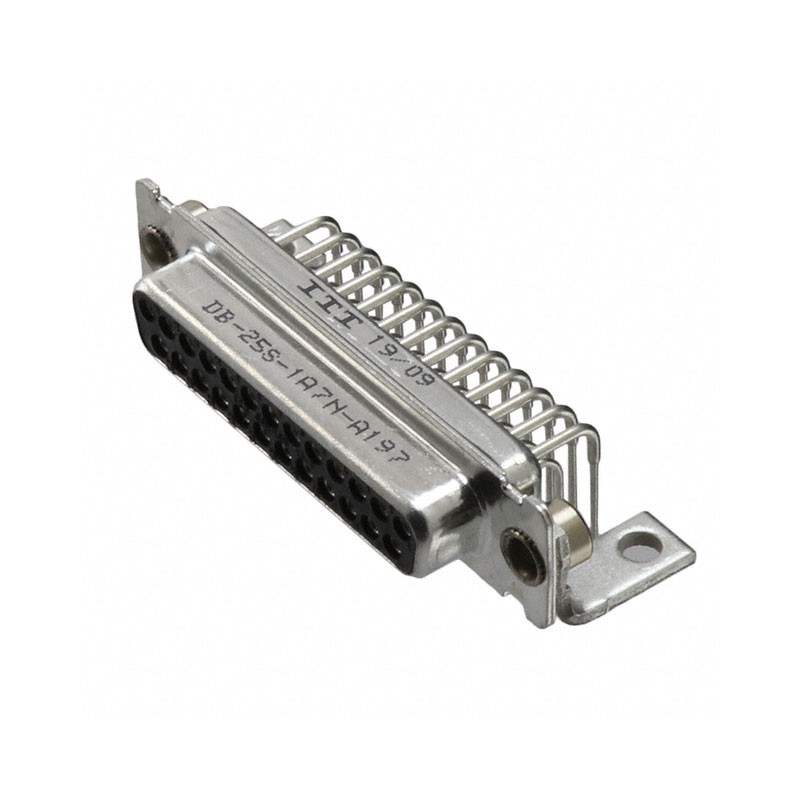 1 pcs : DB-25S-1A7N-A197 - CONN D-SUB RCPT 25POS R/A SLDR