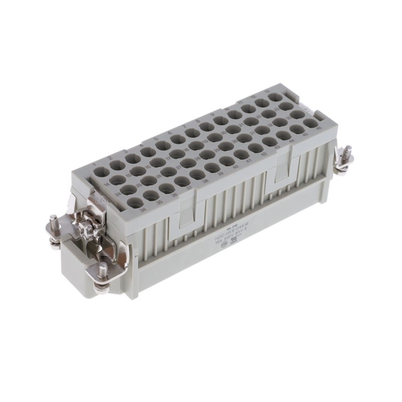 1 pcs : HEE-046-M - INSERT MALE 46POS+1GND HEE-046-M