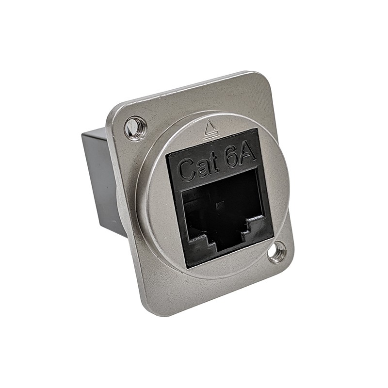 1 pcs : EHRJ45D6A440 - CONN, RJ45, CAT6A, DIECAST HOUSI