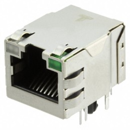 1 pcs : 6605814-5 - CONN JACK 1PORT 1000 BASE-T