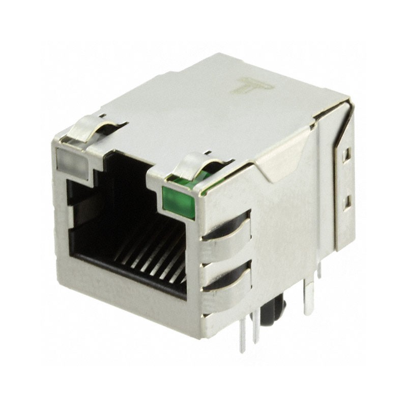 1 pcs : 6605814-5 - CONN JACK 1PORT 1000 BASE-T