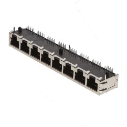 1 pcs : 0432238185 - CONN MOD JACK 8P8C R/A SHIELDED