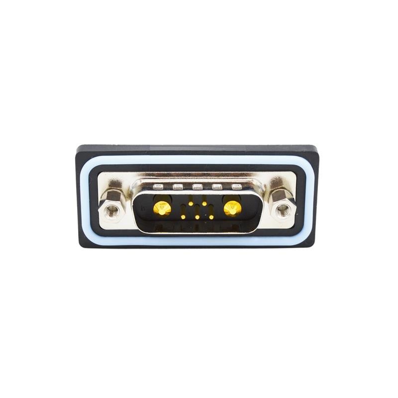 1 pcs : CDFR7W2113L261 - CONN D-SUB PLUG 7POS R/A SLDR