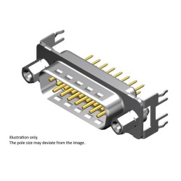 1 pcs : 1731091049 - FCT DSUB STR PC PLG 09 PN W/LATC
