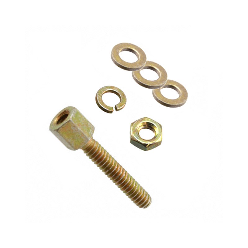 2 pcs : D2041850 - SCREW LOCK FEMALE PANEL MNT 4-40