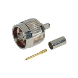 1 pcs : BAC519 - CONN TYPE N M RG58 CRIMP