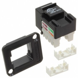 1 pcs : EHRJ45P6IDC - CONN MOD JACK 8P8C R/A UNSHLD