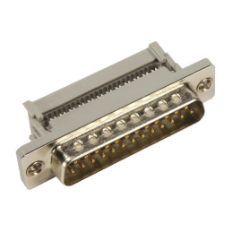 1 pcs : 09663287702 - CONN D-SUB PLUG 25P PNL MNT IDC