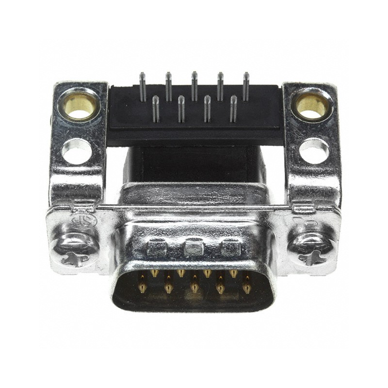 1 pcs : 5745434-8 - CONN D-SUB PLUG 9POS R/A SLDR