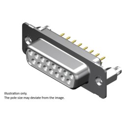 1 pcs : 1731090798 - FCT DSUB STR PC RCPT 25 PN W/SNA