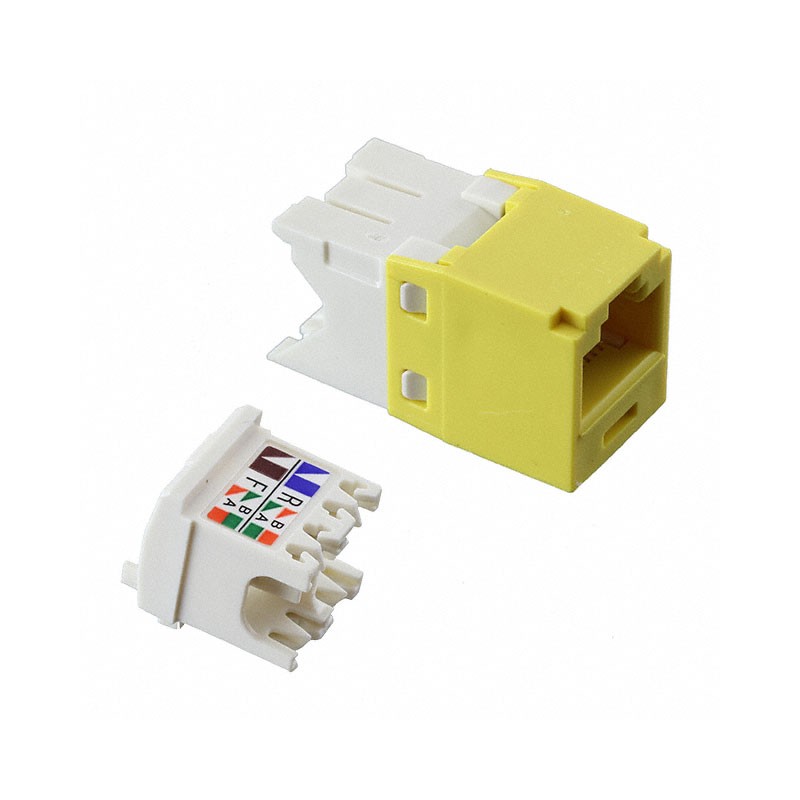1 pcs : CJ688TGYL - CATEGORY 6, RJ45, 8-POSITION, 8-