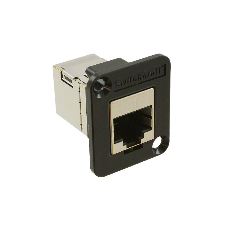 1 pcs : EHRJ45P6S - CONN MOD COUPLER 8P8C TO 8P8C