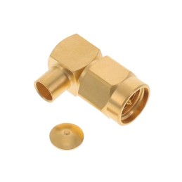 1 pcs : R125154000 - SMA / RIGHT ANGLE PLUG SOLDER TY