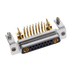 1 pcs : 685M17W2203L461 - CONN D-SUB RCPT 17POS R/A SLDR