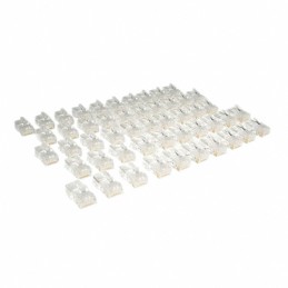 1 pcs : N031-050 - CONN MOD PLUG 8P8C UNSHLD 150