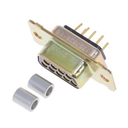 1 pcs : 1757828-1 - CONN D-SUB RCPT 9POS VERT SLDR