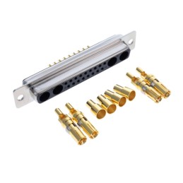 1 pcs : 682M21WA4SL001 - CONN D-SUB RCPT 21P PNL MNT