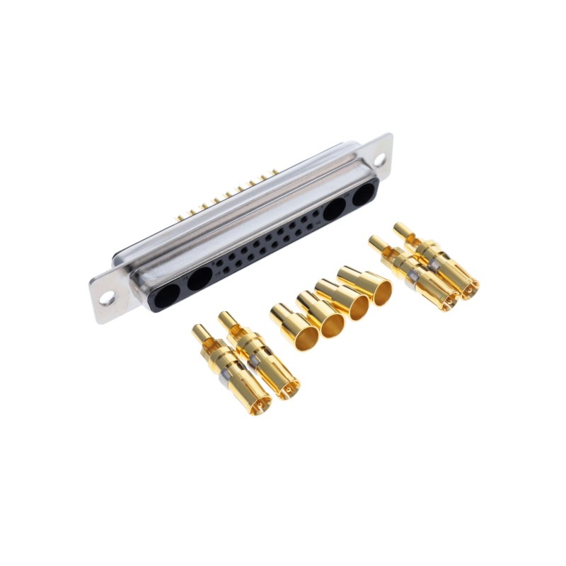 1 pcs : 682M21WA4SL001 - CONN D-SUB RCPT 21P PNL MNT