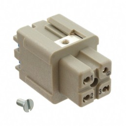 1 pcs : 09200032733 - INSERT FEMALE 3POS+1GND PUSH IN