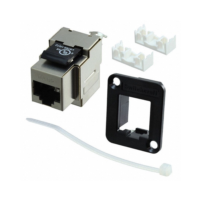 1 pcs : EHRJ45P5ESIDC - CONN MOD JACK 8P8C R/A SHLD