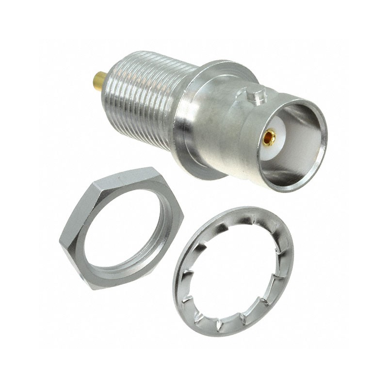 1 pcs : 51K506-200N5 - CONN BNC JACK STR 50OHM SOLDER