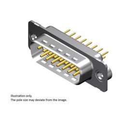 1 pcs : 1731091028 - FCT DSUB STR PC PLG 37 PN W/CLIN