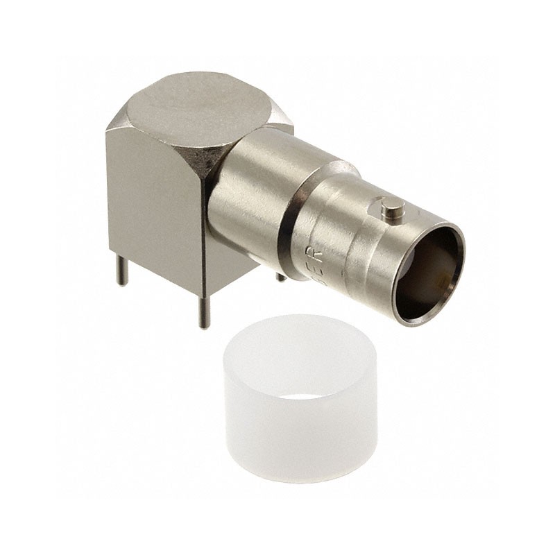 1 pcs : 51K204-400A5 - CONN BNC JACK R/A 50OHM PCB