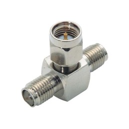 1 pcs : BA19 - ADAPTOR TEE SMA M/F/F