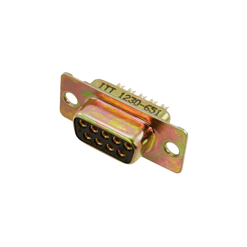 1 pcs : DEMM-9S - CONN D-SUB RCPT 9POS PNL MNT