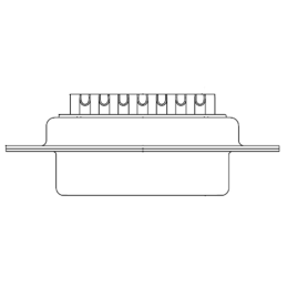 1 pcs : 1731090084 - CONN D-SUB RCPT 50POS SLDR CUP