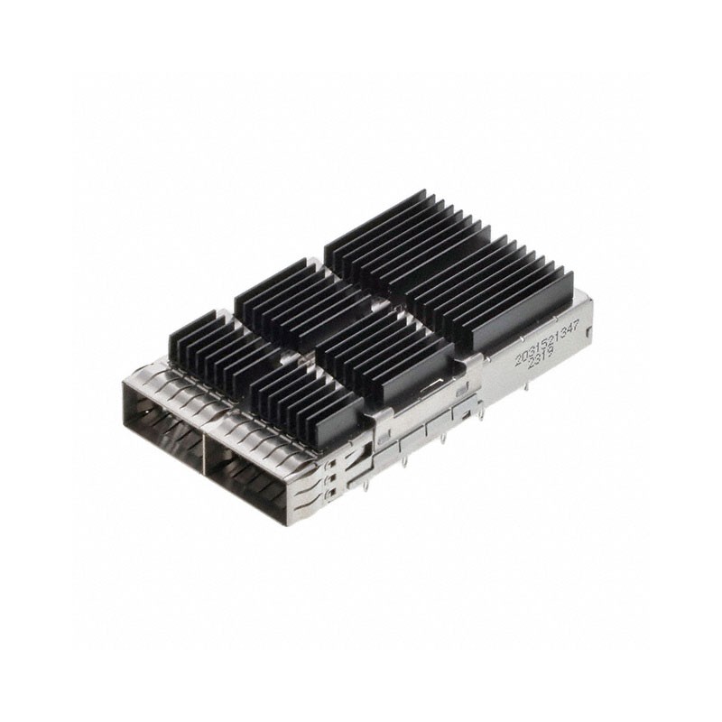 1 pcs : 2031521347 - QSFP-DD CAGE ASSEMBLY, 1X2, SAN