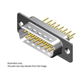 1 pcs : 1731090935 - FCT DSUB STR PC PLG 37 PN