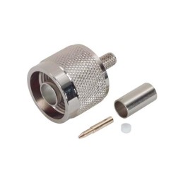 1 pcs : BAC536 - TYPE N MALE RG142/RG223/RG400