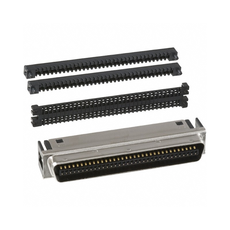 1 pcs : DX30AM-68P - CONN MINI HD PLUG 68POS STR IDC