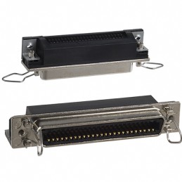 1 pcs : 5554901-1 - CONN RCPT 50POS R/A SOLDER