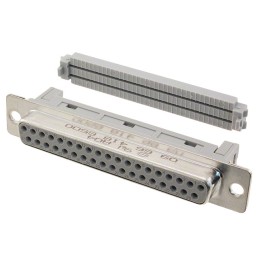 1 pcs : 09664186500 - CONN D-SUB RCPT 37P PNL MNT IDC