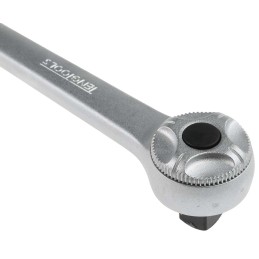 1 pcs - Teng Tools 18-Piece Metric 1/2 in Standard Socket Set with Ratchet, 12 point