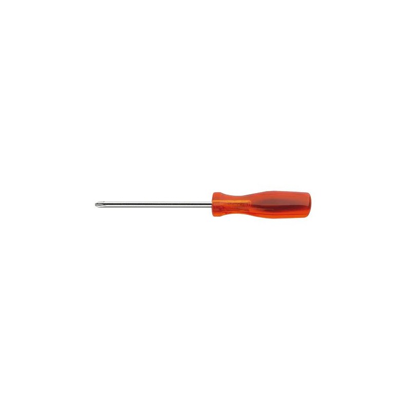 1 pcs - Facom Phillips Screwdriver, PH2 Tip, 100 mm Blade, 200 mm Overall