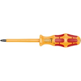 1 pcs - Wera Phillips Insulated Screwdriver, PH2 Tip, VDE/1000V