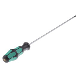 1 pcs - Wera Pozidriv Screwdriver, PZ1 Tip, 300 mm Blade, 398 mm Overall