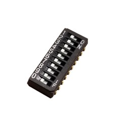 500 pcs - NIDEC COPAL ELECTRONICS GMBH Surface Mount Slide Switch 10PST 100 mA Slide