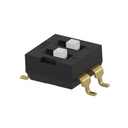 800 pcs - TE Connectivity 2 Way Surface Mount DIP & SIP Switch SPST, Extended Actuator