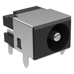 1 pcs : 54-00127 - CONN JACK R/A PCB 5.5X2.1MM