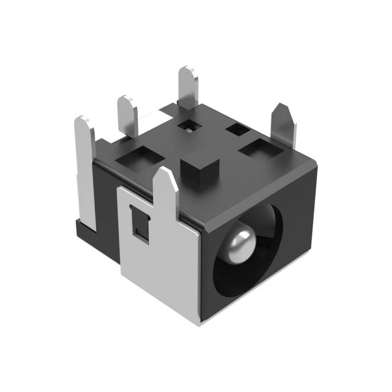 1 pcs : 54-00128 - CONN JACK R/A PCB 5.5X2.5MM