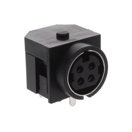 1 pcs : JACKPWRDIN4L - 4P POWER DIN JACK DIP