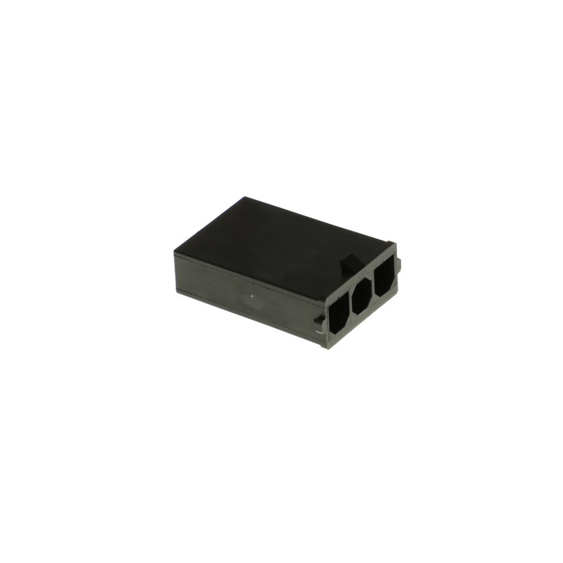 1 pcs : 1726732003 - CONN HSG PLUG 3POS 7.50MM BLACK