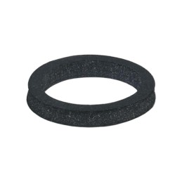 1 pcs : 1556320 - CONN FLAT GASKET M12 BLACK